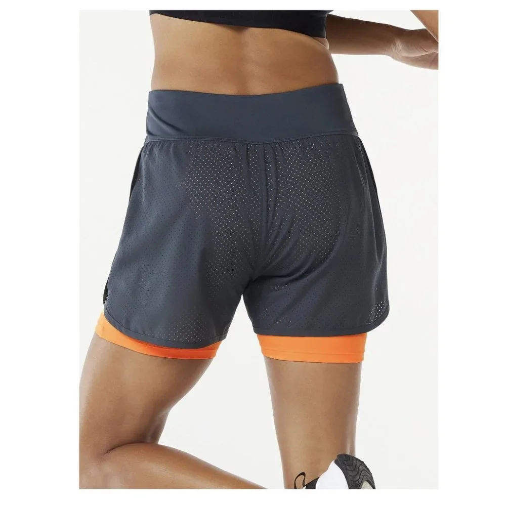 NWT Love & Sports Women's Lined Running Shorts Size XXL